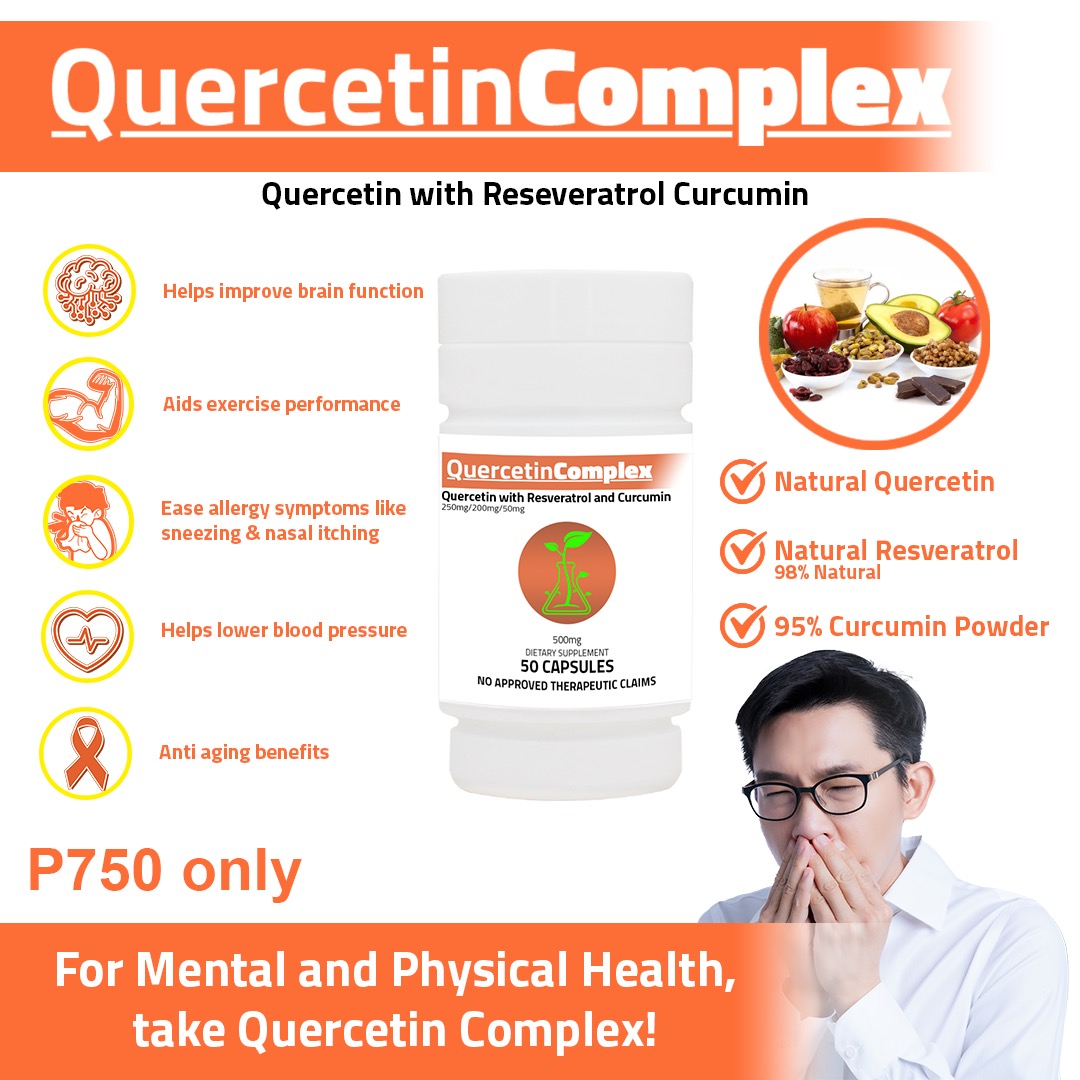 Quercetin Complex Quercetin with Resveratrol and Curcumin Dietary