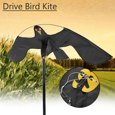 KENNEDY Farm Emulation Flying Hawk Scarecrow Nylon Bird Scarer Garden Supply Bird Repeller Drive Bird Kite