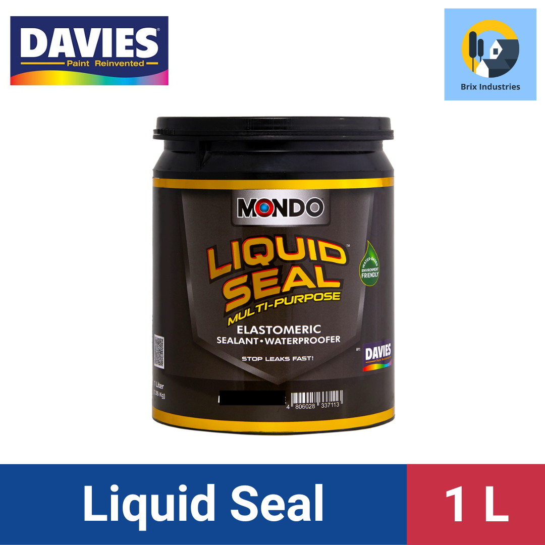 Mondo Liquid Seal Elastomeric Sealant Waterproofer Stop Leaks Fast 1/4L