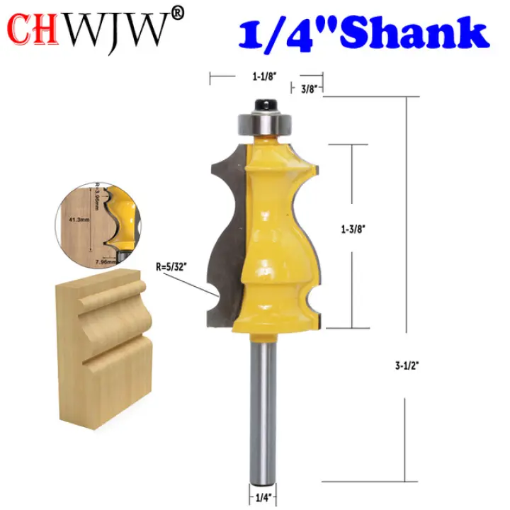 1pc 1 4 6mm Shank Architectural Cemented Carbide Molding Router Bit Trimming Wood Milling Cutter For Woodwork Cutter Power Tools Lazada Ph