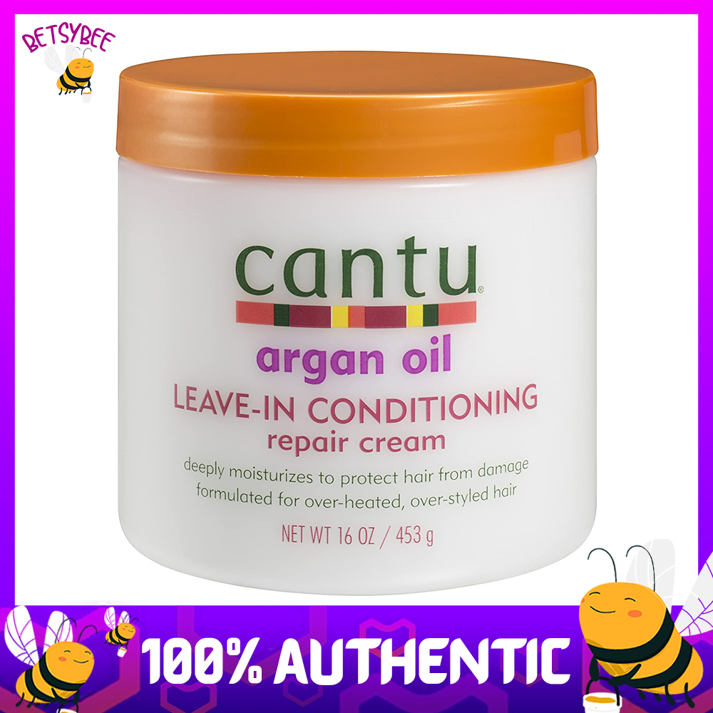 Cantu Argan Oil LeaveIn Conditioning Repair Cream 16 oz Lazada PH