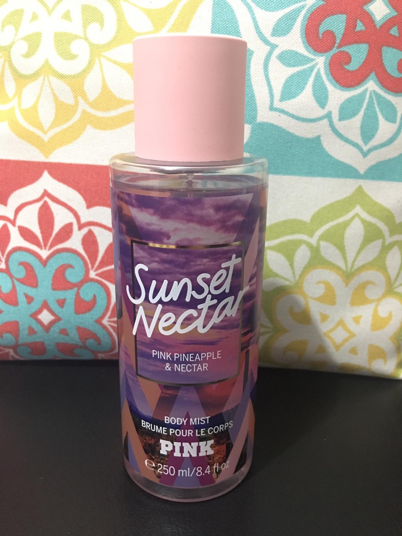 pink sunset nectar body mist