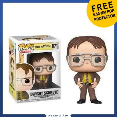 Funko Pop The Office DWIGHT SCHRUTE #871 (Free Protector) Sold by Abbey & Fey