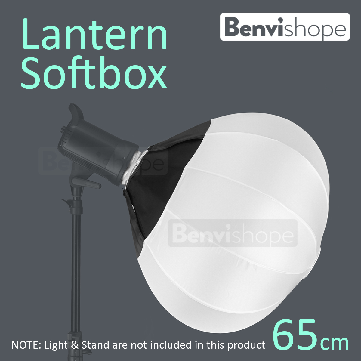 Bowens Video Modifier Light Shaping Kit Diffuser Ball Space Light Softbox Fresnel Lens 