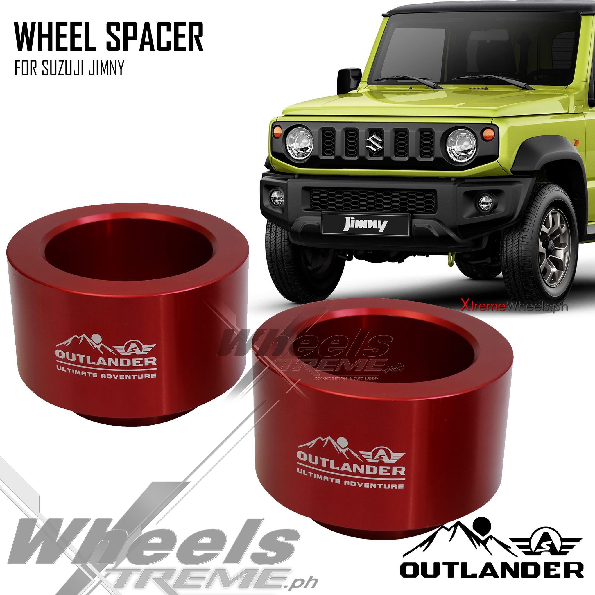 Suzuki Jimny 20132023 2inch Front Wheel Spacer Thailand Made Outlander