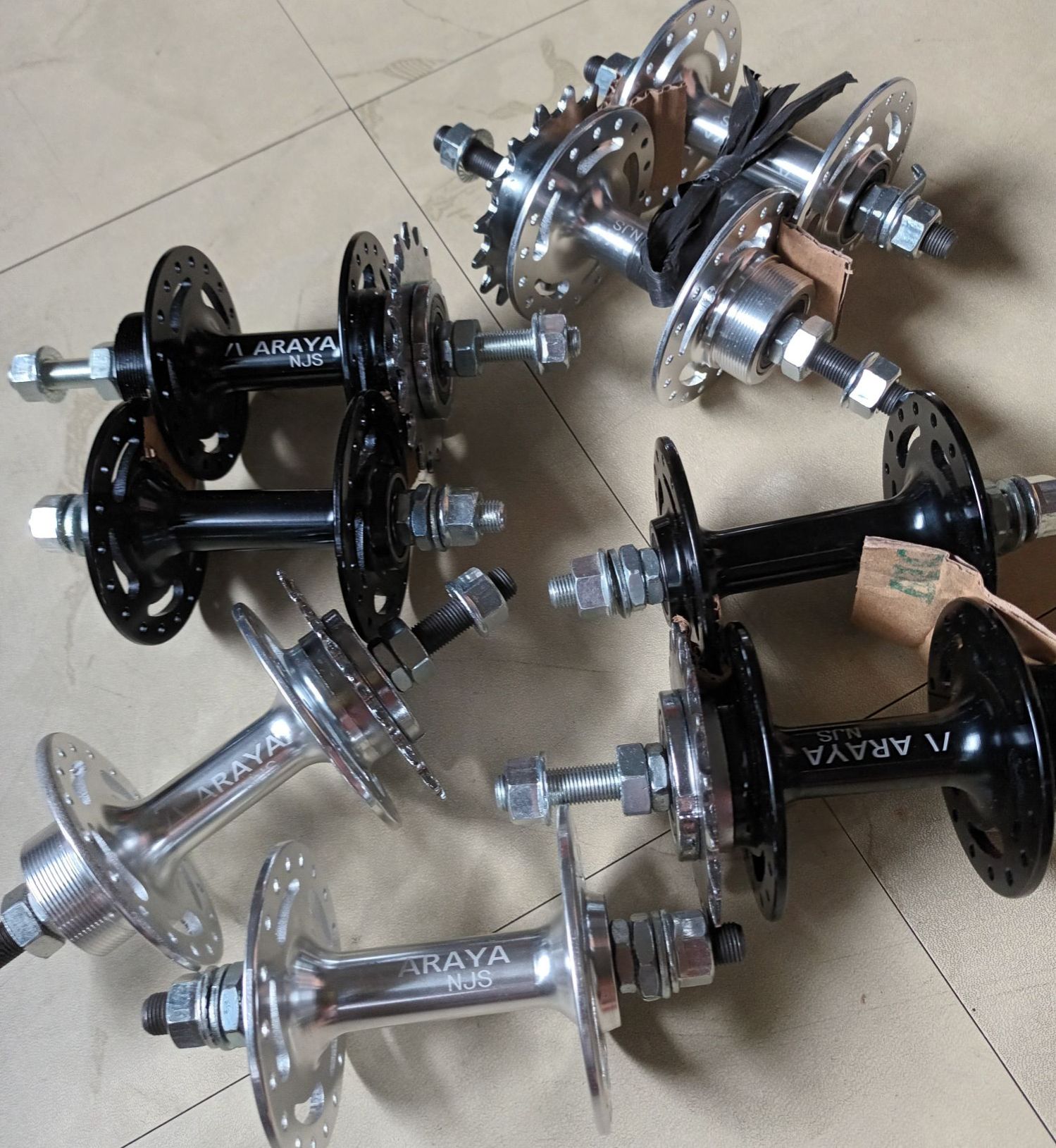 Araya NJS Fixie hub Roadbike hub 32 holes 36 holes Taiwan copy