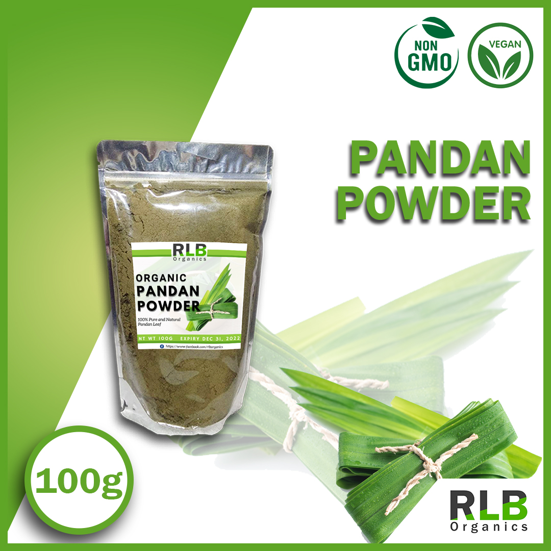 100 grams Pure Organic Natural Pandan Powder Organic Pandan Powder