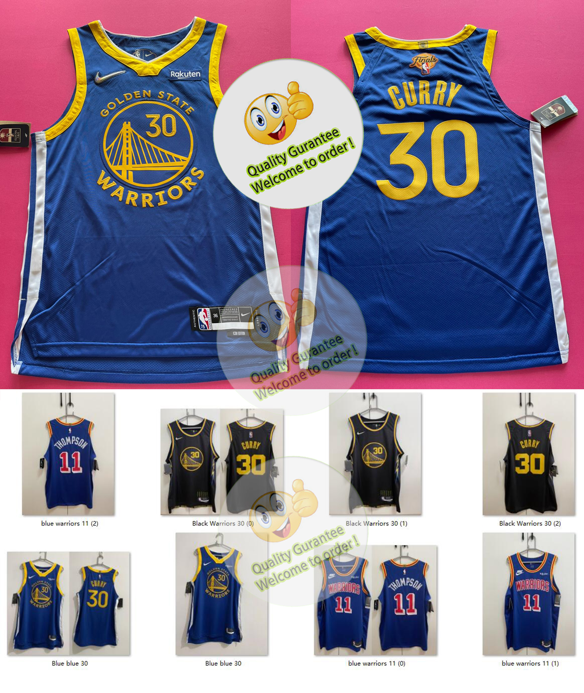 black and blue warriors jersey