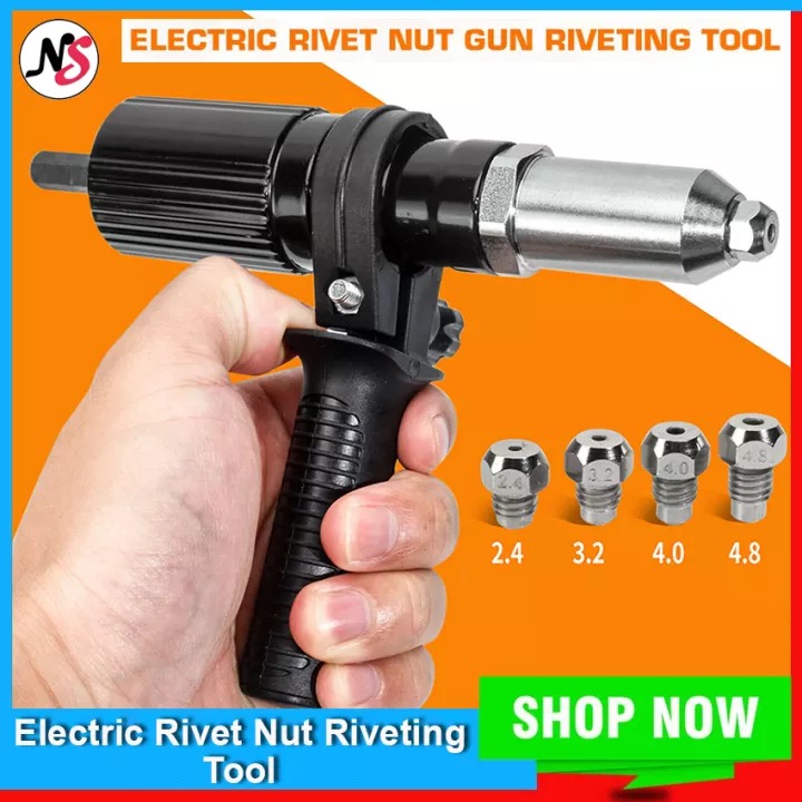Electric Riveter Drill Rivet Machine Electric Rivet Nut Riveting Tool