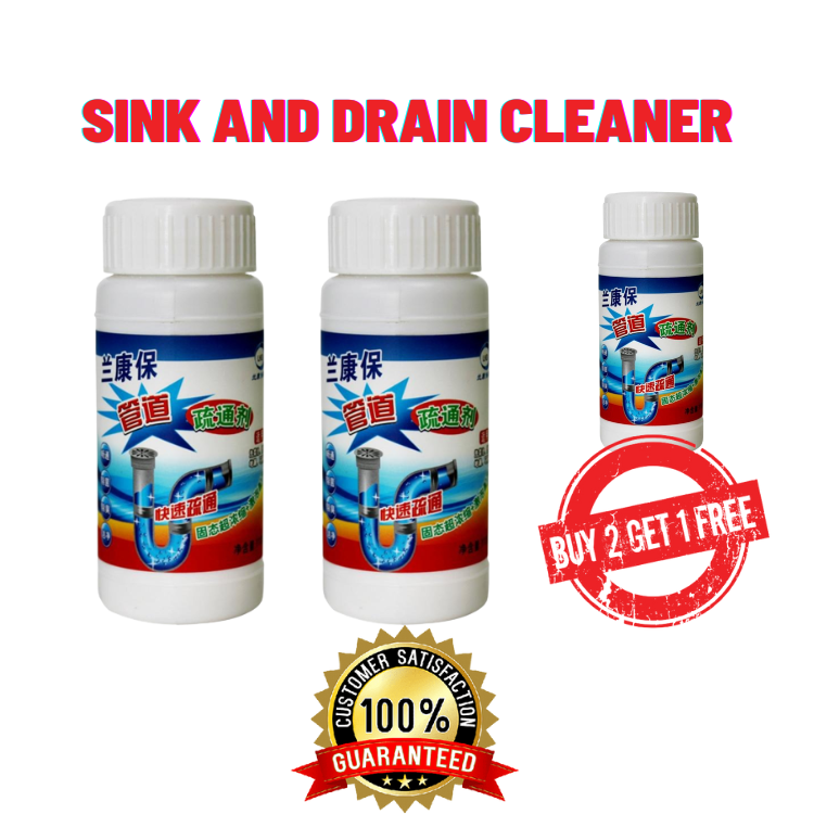 BUY 2 TAKE 1 NEW TRENDING ORIGINAL POWERFUL SINK & DRAIN CLEANER UNCLOG