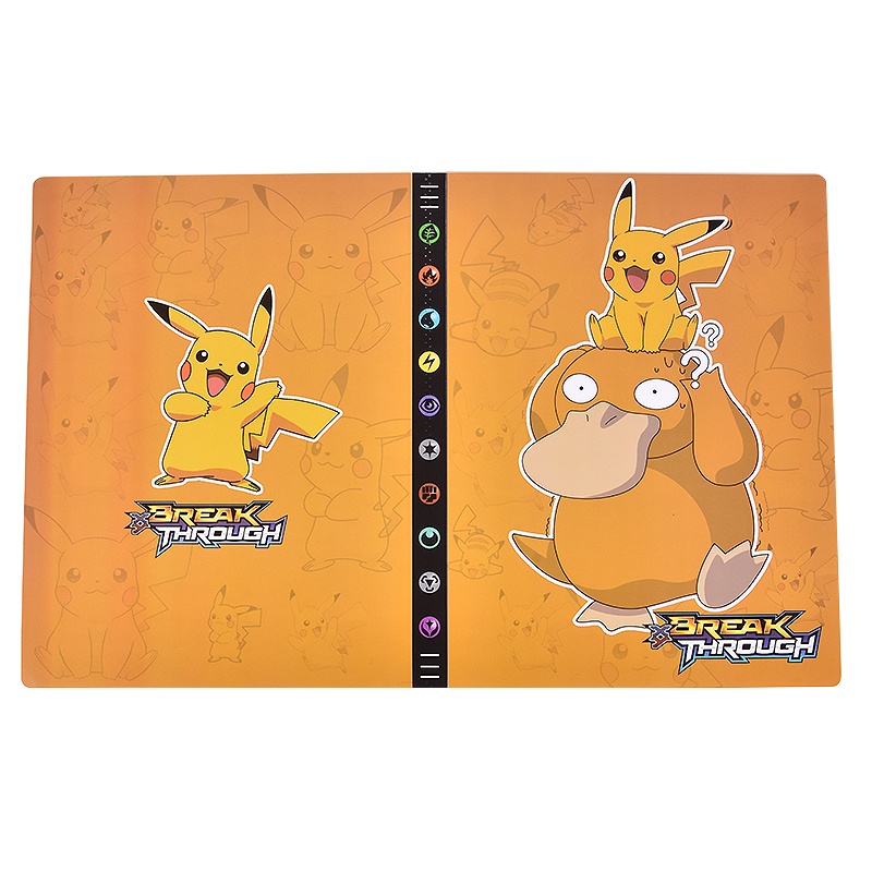 Cht-432pcs Album livre pour carte Pokemon dessin animé carte