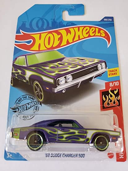 Hot Wheels '69 Dodge Charger 500 (Purple) | Lazada PH