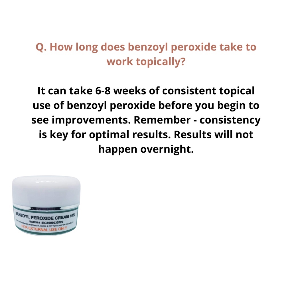 Benzoyl Peroxide Cream BPO cream 10g For Acne (Derming) Lazada PH