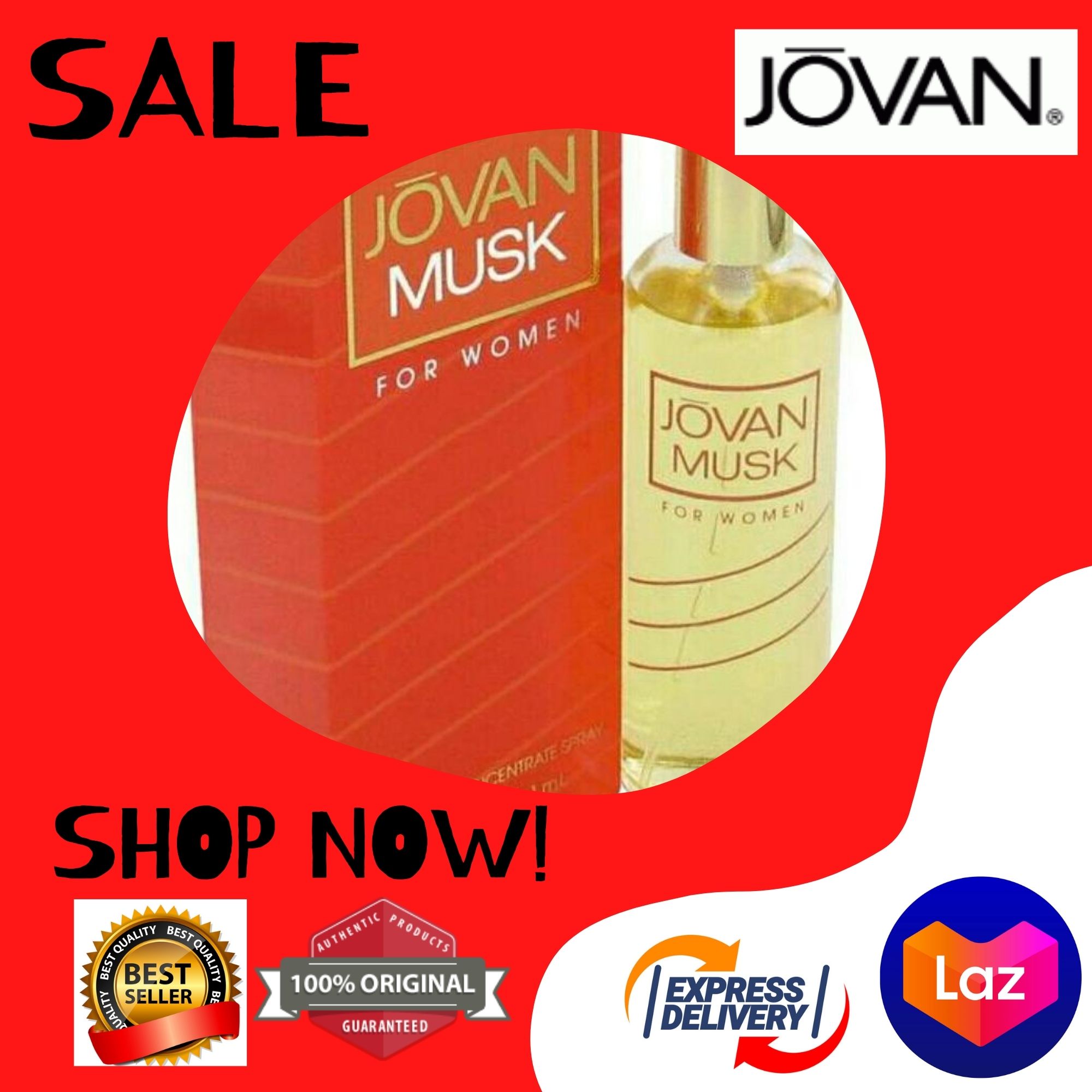 Jovan Musk Women 96ml Experience the sexy feeling with this mysterious  fragrance. It unleashes your own natural powers of seduction. Jasmine,  neroli, and bergamot blend with the earthy, seductive musk in its