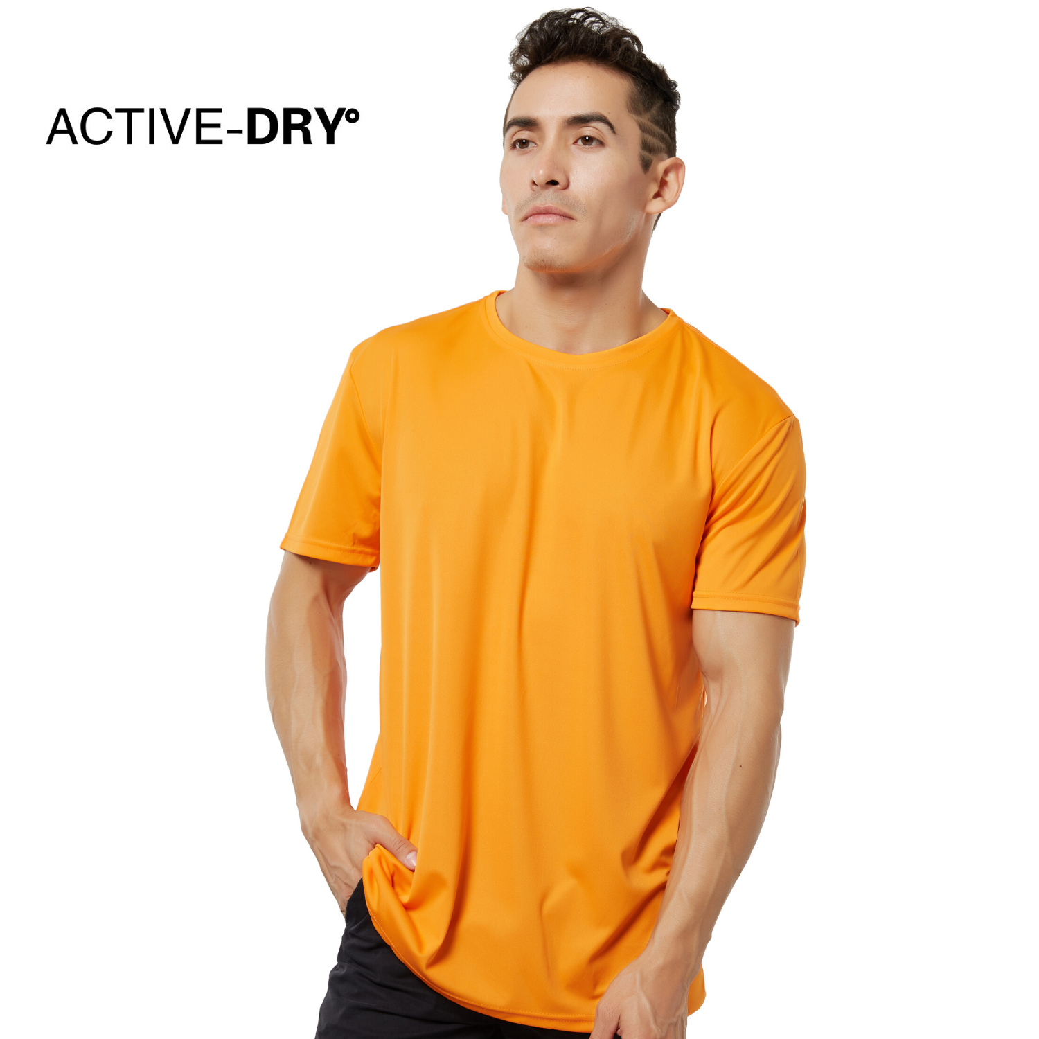 Active Dry Dry Fit Shirt For Men 100 Polyester Dri Fit Workout Clothes Running Shirt Gym 1863