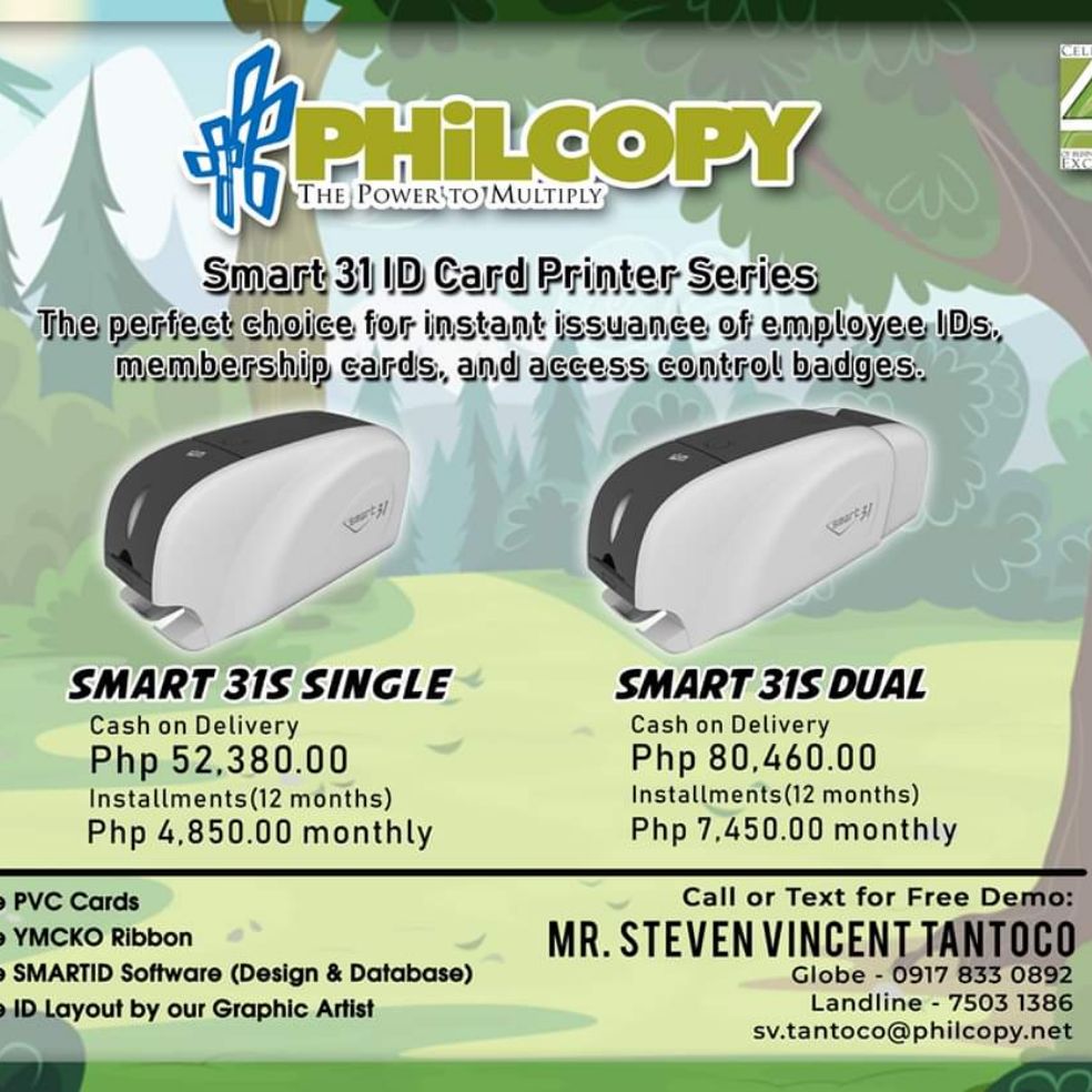 pvc id printer lazada