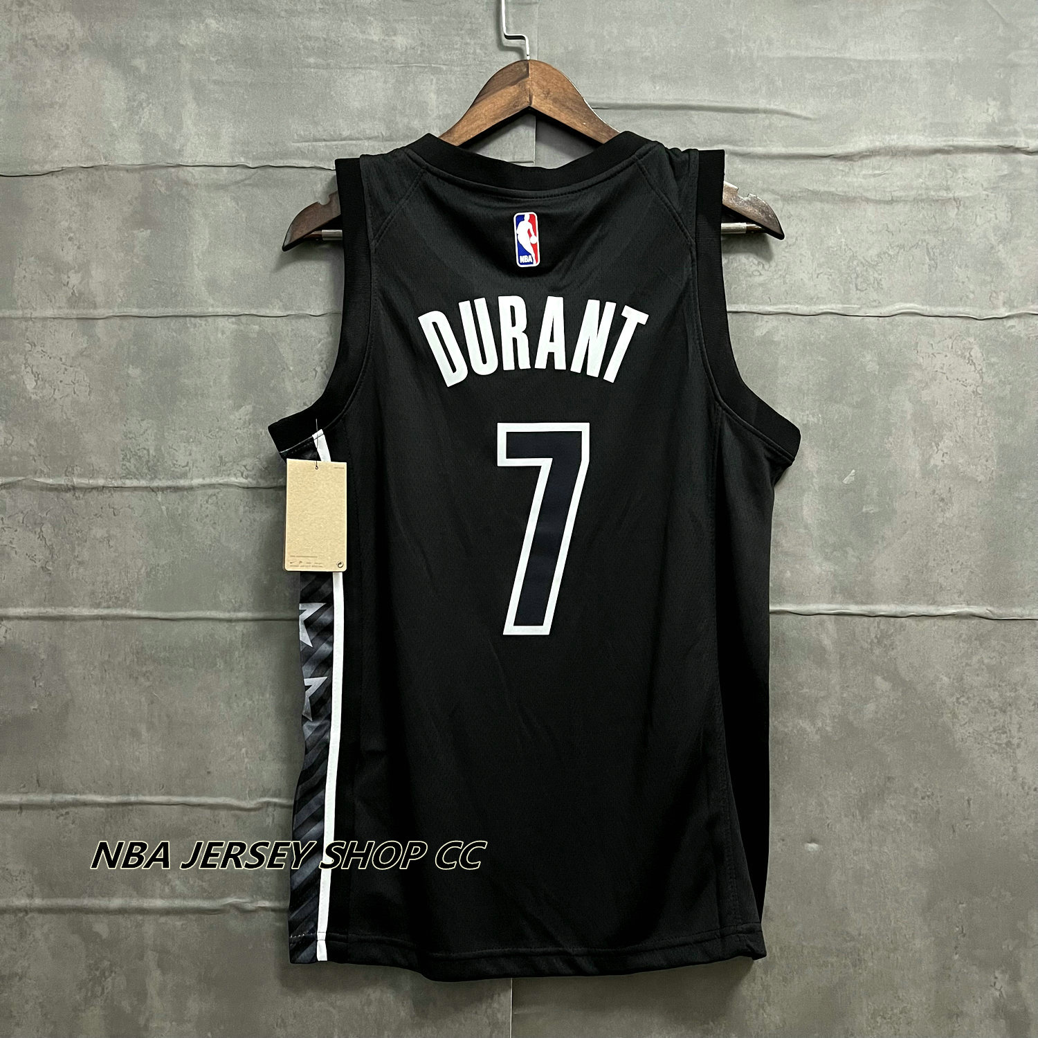 Swingman】2022-23 Men's New Original NBA Brooklyn Nets #7 Kevin Durant  Statement Edition Jerseys Heat-pressed Black