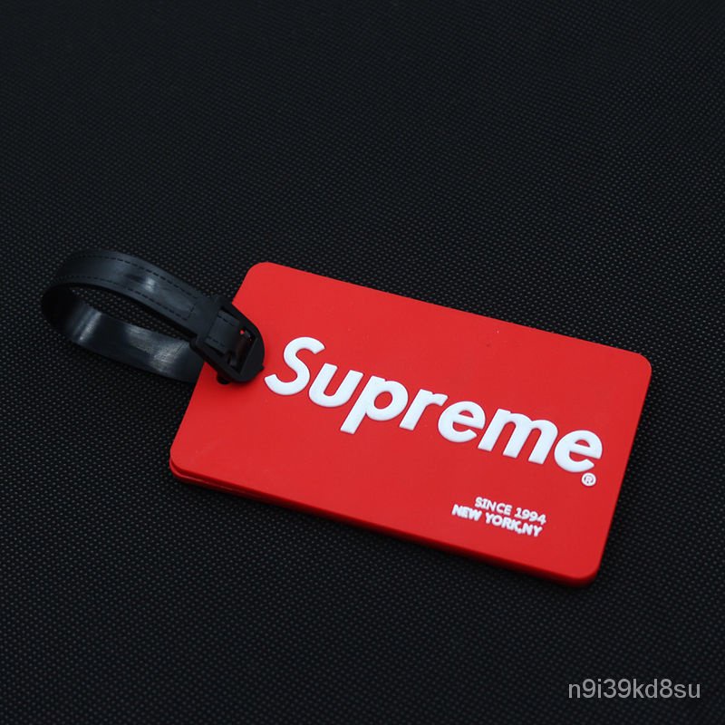 COD Supreme Sup Pvc Plastic Rubber Travel Luggage Tags Suitcase