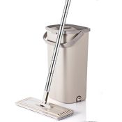JL Flat Mop Bucket - Easy, Hands-Free Floor Cleaning