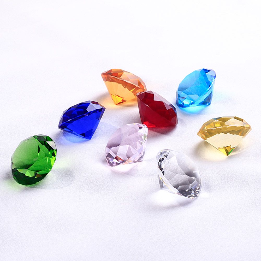 Decor Romantic Gifts DIY Crystals Diamond Table Confetti Wedding Supplies Clear 