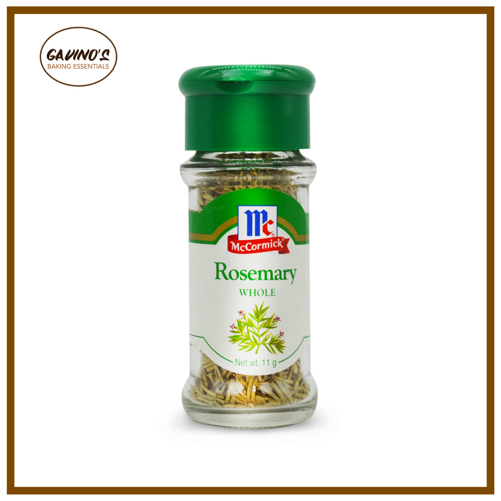 MC Mccormick Rosemary Leaves Whole Herbs And Spices And Seasoning 11g ...