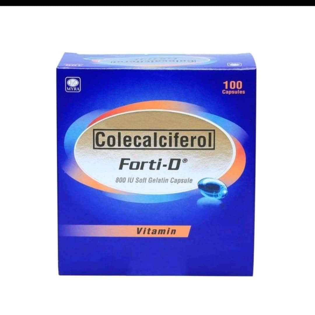 Forti D Vitamin D Colecalciferol 800 IU 100 Sofgel Capsules Lazada PH