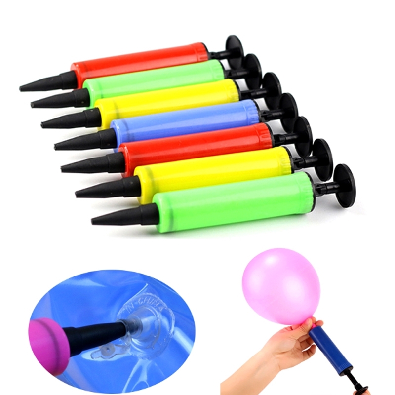 Plastic Balloon Air Pump Ball Inflator Hand Pushmanual Balloon Pumpbithday Party Balloons Air 2649