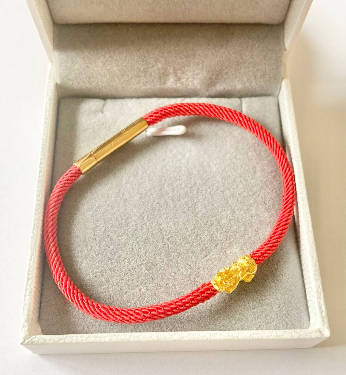 Pawnable 24k Gold Piyao Charm Lock Bracelet Lazada PH