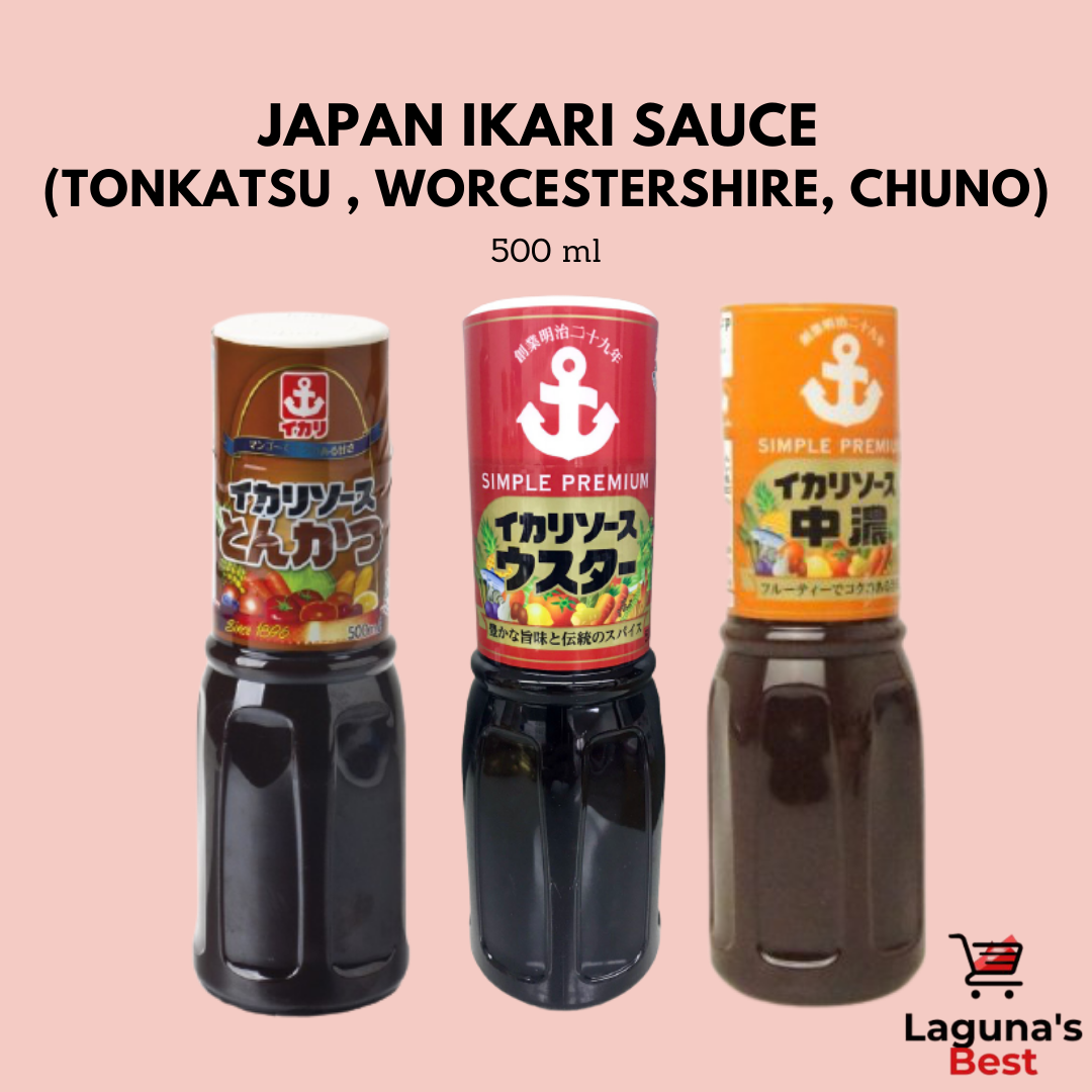 Japan Ikari Sauce (Tonkatsu , Worcestershire, Chuno) 500 ml Lazada PH