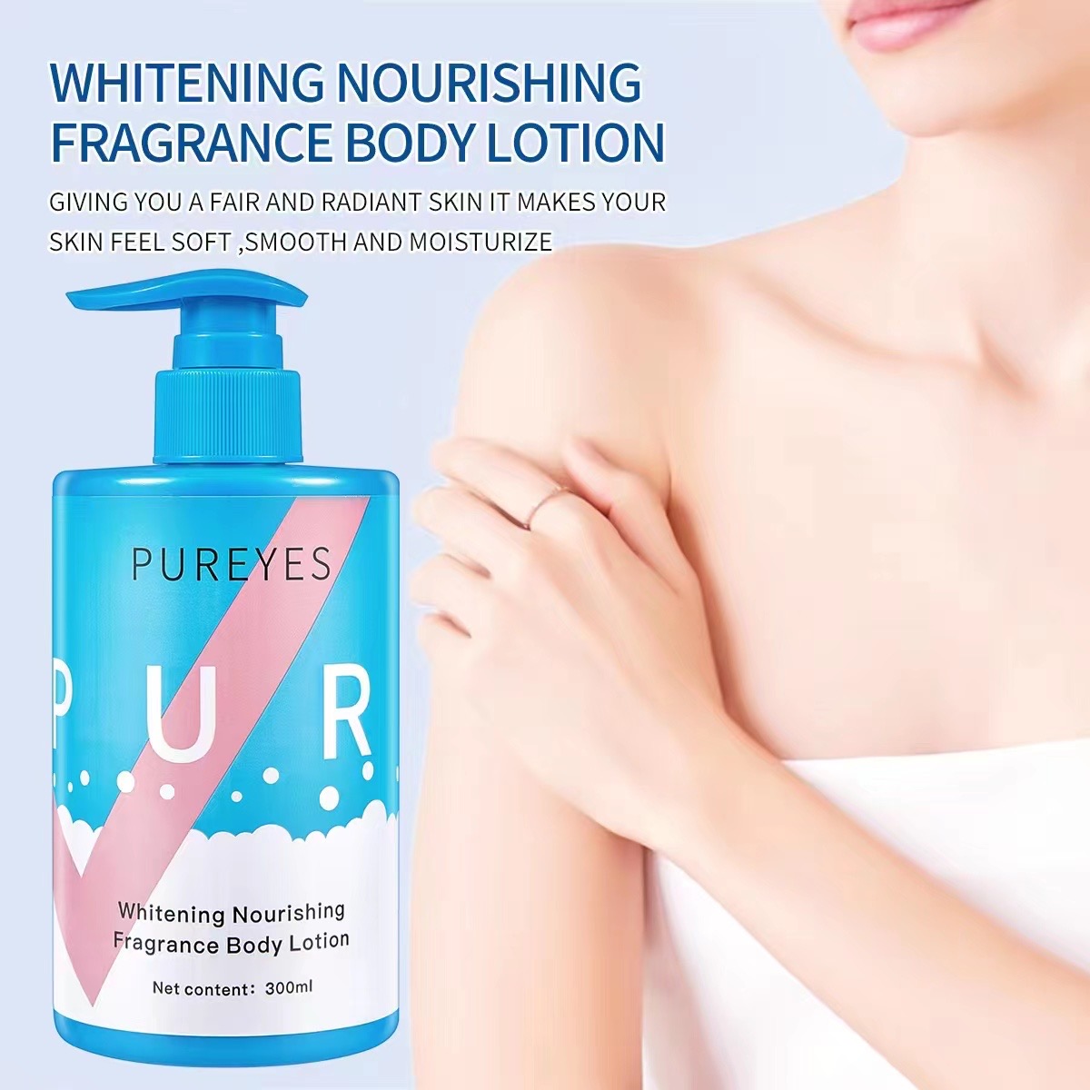 YUYU High Quality PUREYES Amino Acid Cream Mousse Shower Gel Whitening