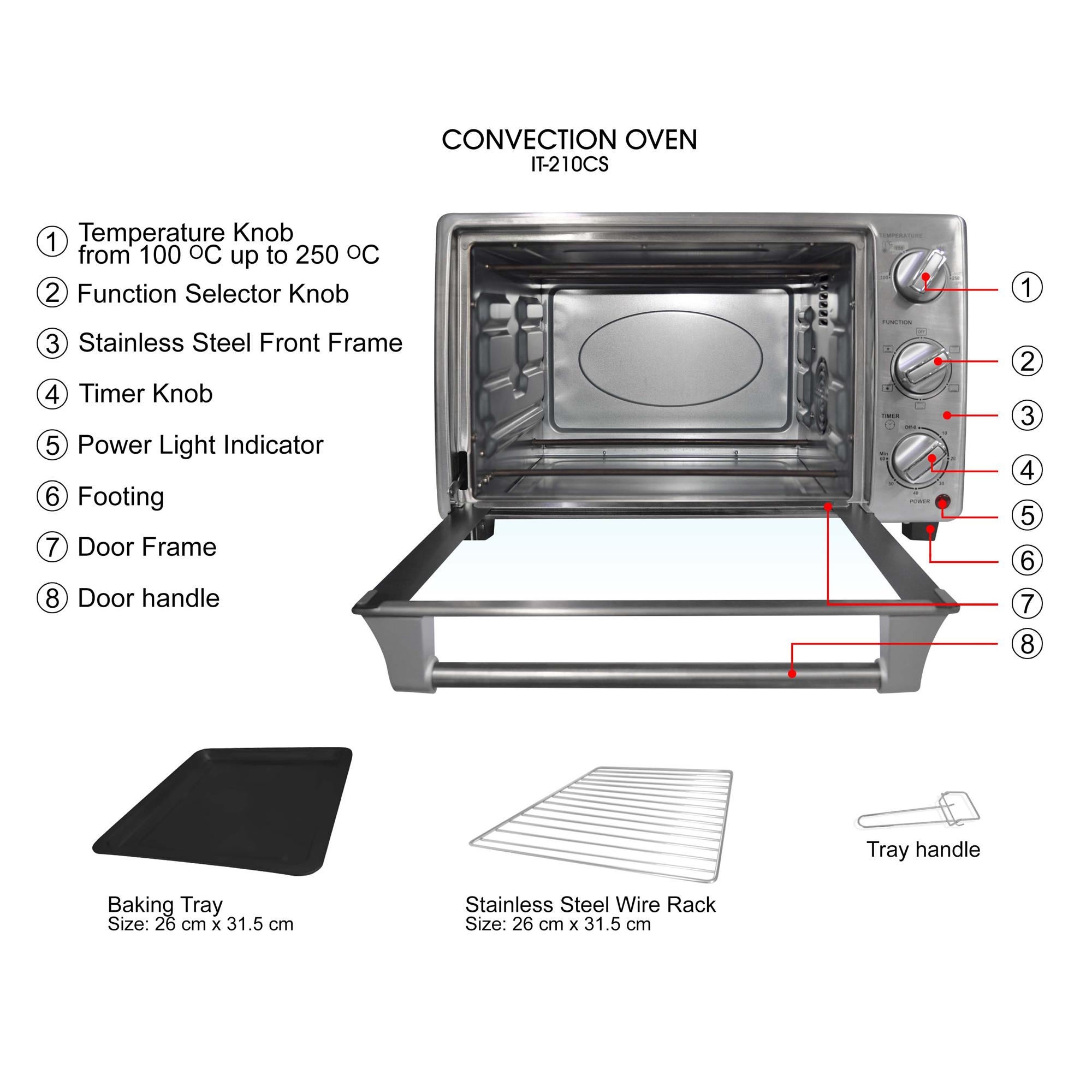 Imarflex IT210CS 21 Liters Convection Oven review and price