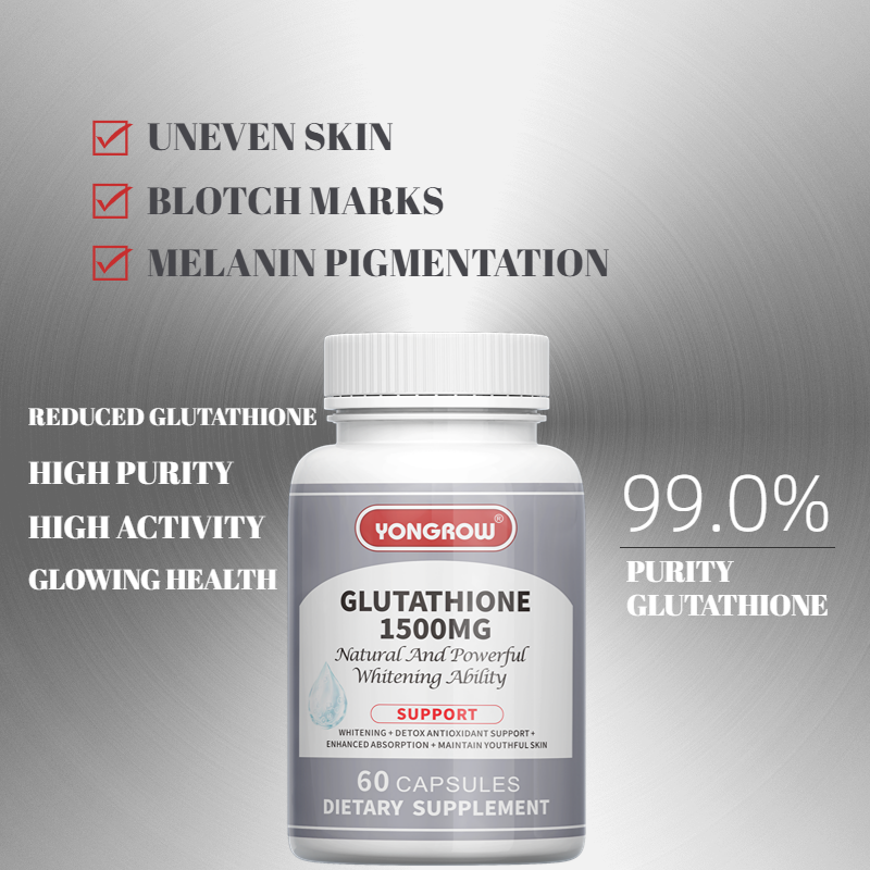 Glutathione 1500 mg,Collagen, 5 Times Powerful Whitening, Anti-Aging,  Freckle Removal, Liver Protection, Detoxification