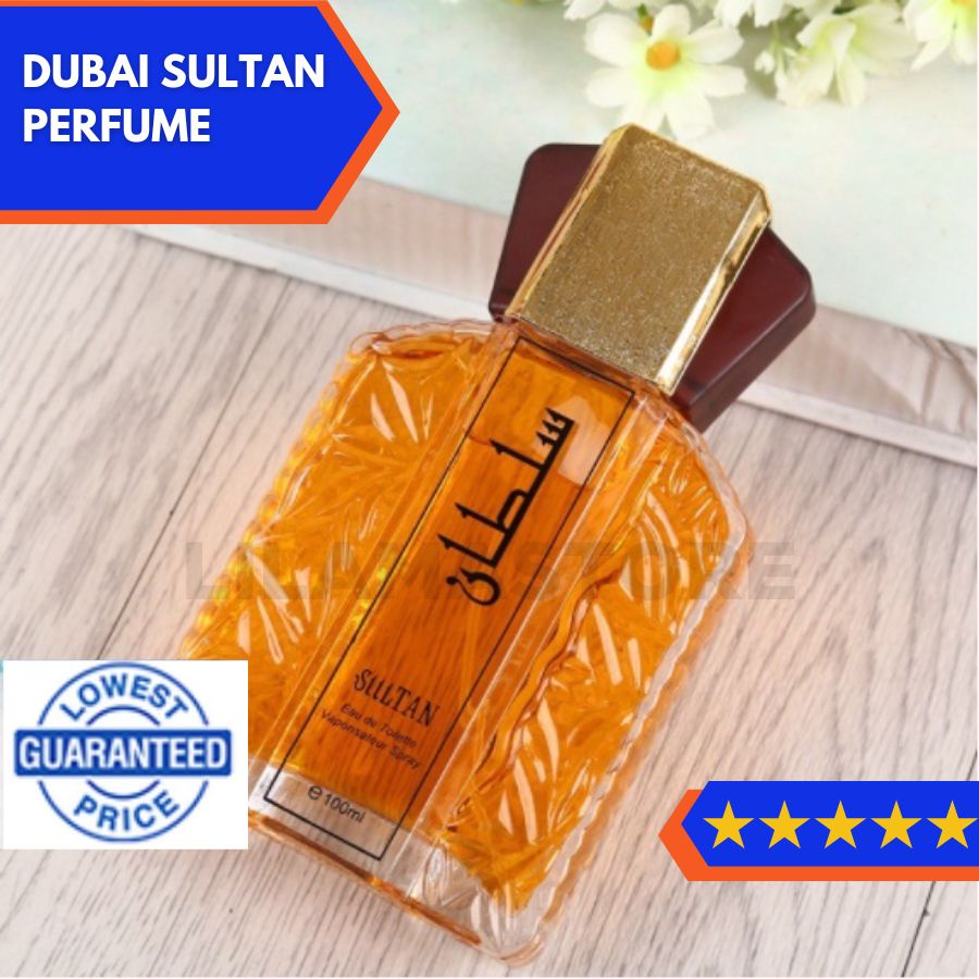 [spot ] SULTAN Gold Dubai Men Perfume Eau De Parfum Oil Based Perfume