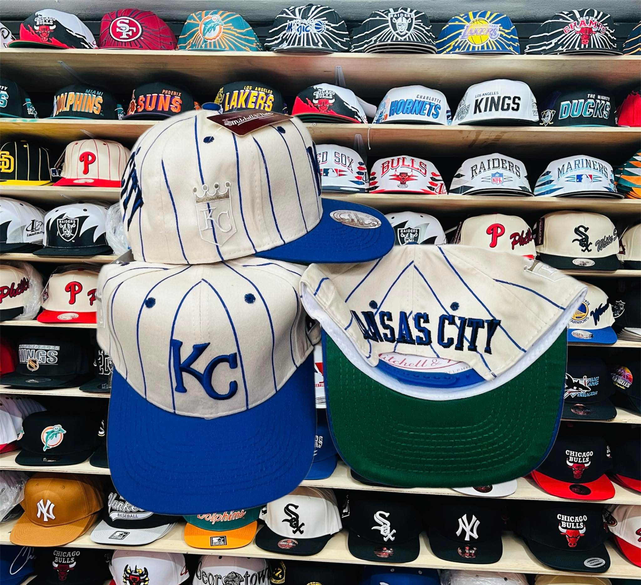 KC Pinstripe Snapback Hats | Lazada PH