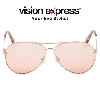 guess rose gold sunglasses
