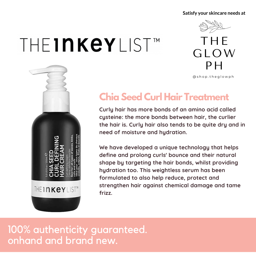 [AUTHENTIC] THE INKEY LIST Chia Seed Curl Defining Hair Treatment 150ML