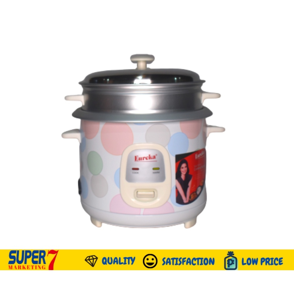 SUPER 7 EUREKA Rice Cooker ERC 1.8L/LM with steamer (10 Cups) Lazada PH