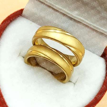 High Quality 316L Stainless Steel Luciana Wedding RING, Couple Ring With Special Jewelry Box