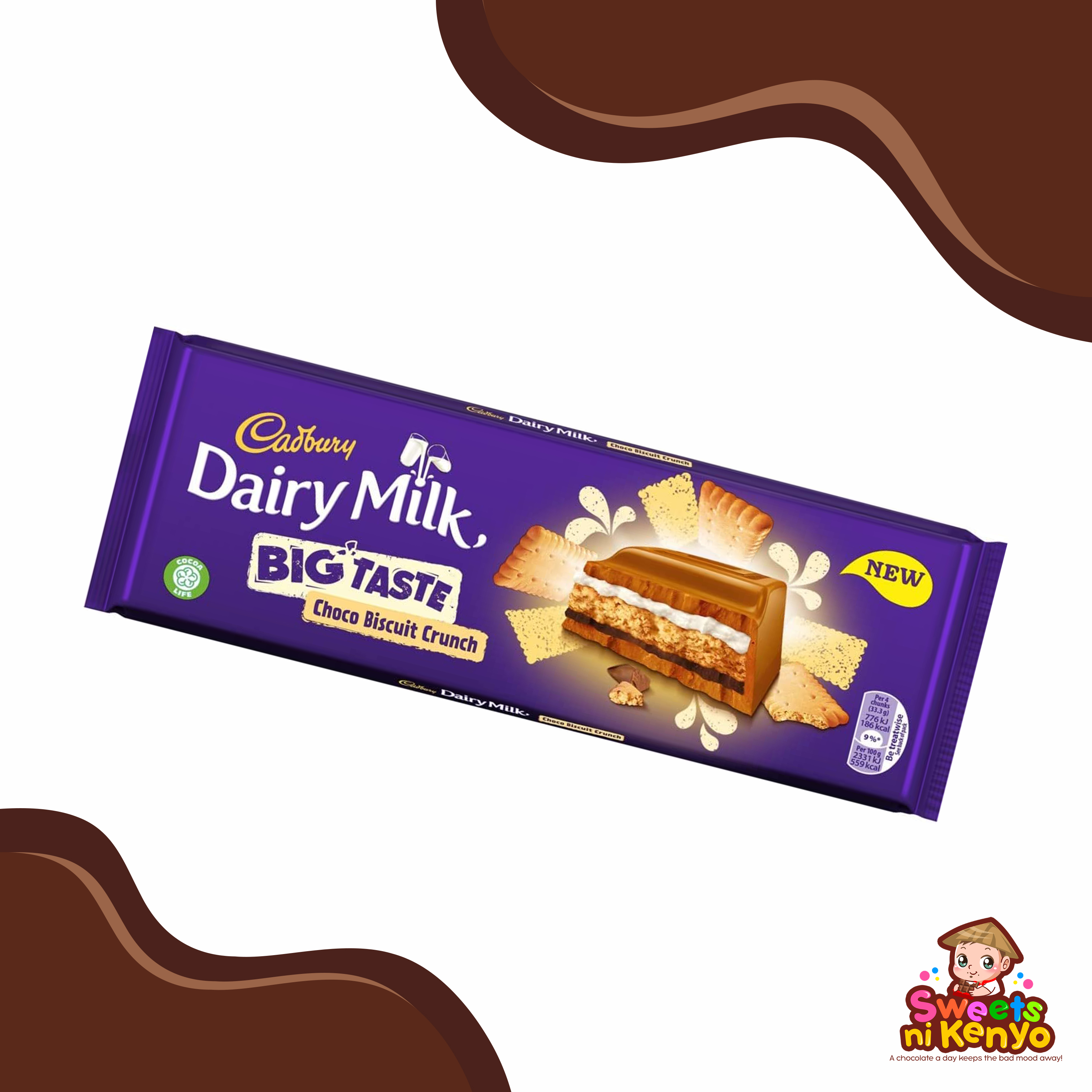 Cadbury Dairy Milk Big Taste Choco Biscuit Crunch 300g Lazada PH