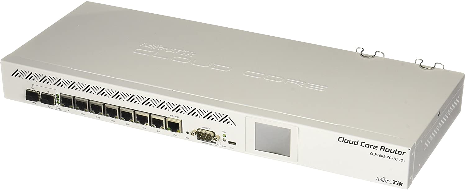 Mikrotik CCR1009 Cloud Core Router L6 1U Rackmount 7-Port Gigabit ...