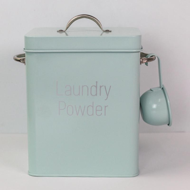 Beautiful Powder Laundry Powder Boxes Storage with Scoop