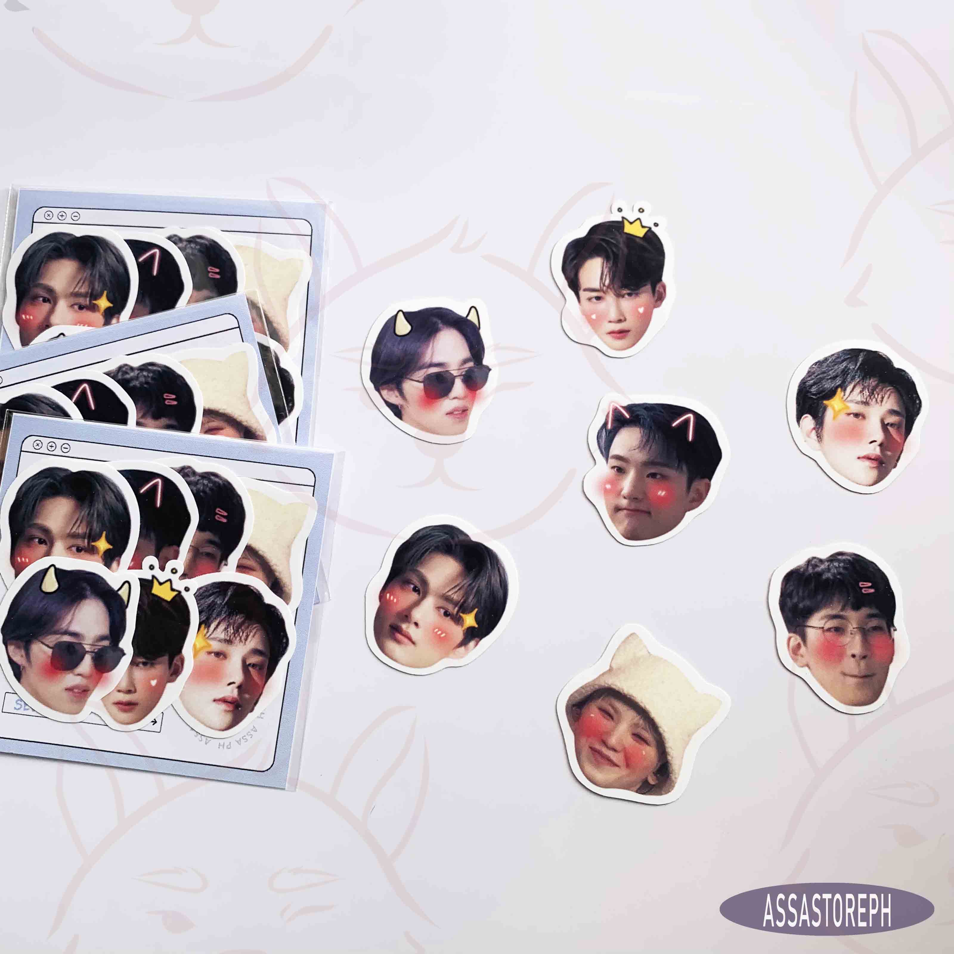 seventeen animals sticker pack