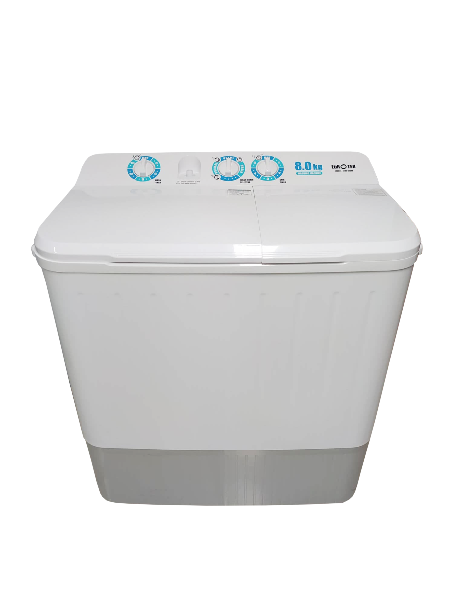Eurotek Twin Tub Washing Machine 8Kg. (ETW813W) Lazada PH