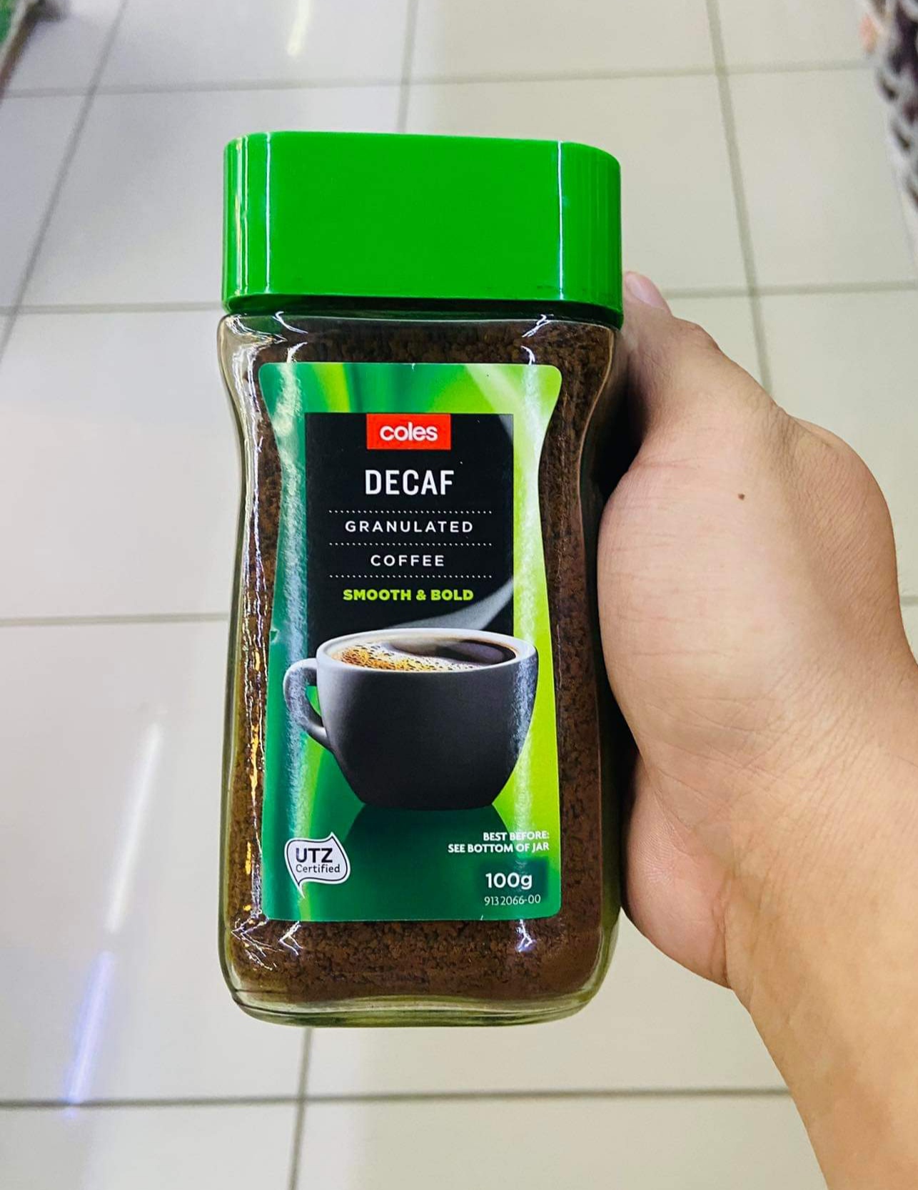 Coles Decaf & Classic Granulated Coffee Smooth & Bold 200g / 100g ️