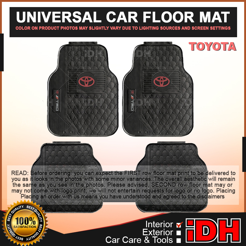 Toyota Universal Heavy Duty Car Floor Premium Rubber Matting