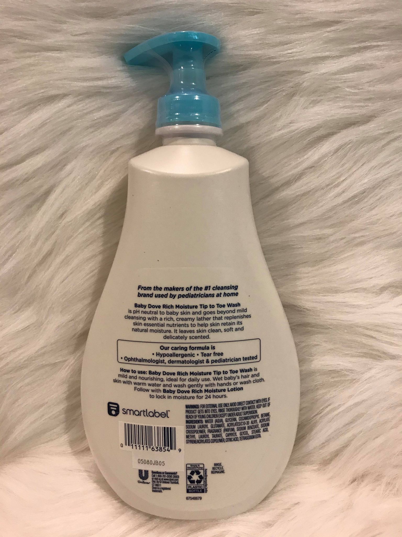 baby dove tip to toe wash for hair