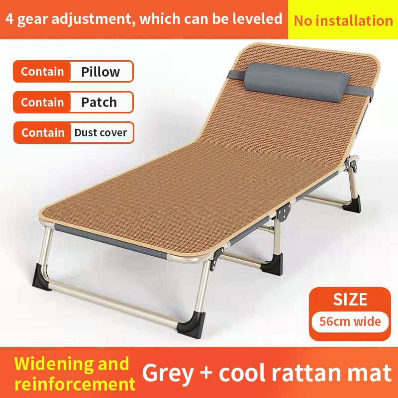 (13 Days Delivery) Adult folding bed Portable bed nap bed Single