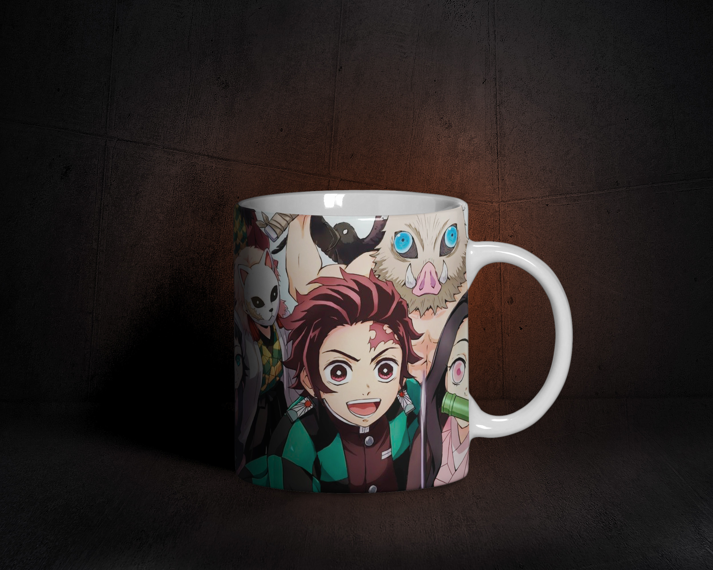 Anime Mugs Demon Slayer Tanjiro Inosuke Nezuko Gift Ideas Collectibles ...