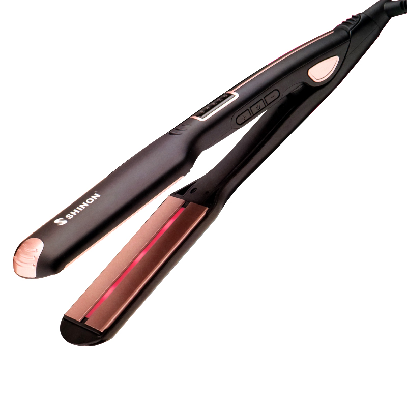 Pro infrared max 450℉ hair straightener professional ceramic flat iron hair  straightening smooth hairdressing tool 100-240v | Lazada PH