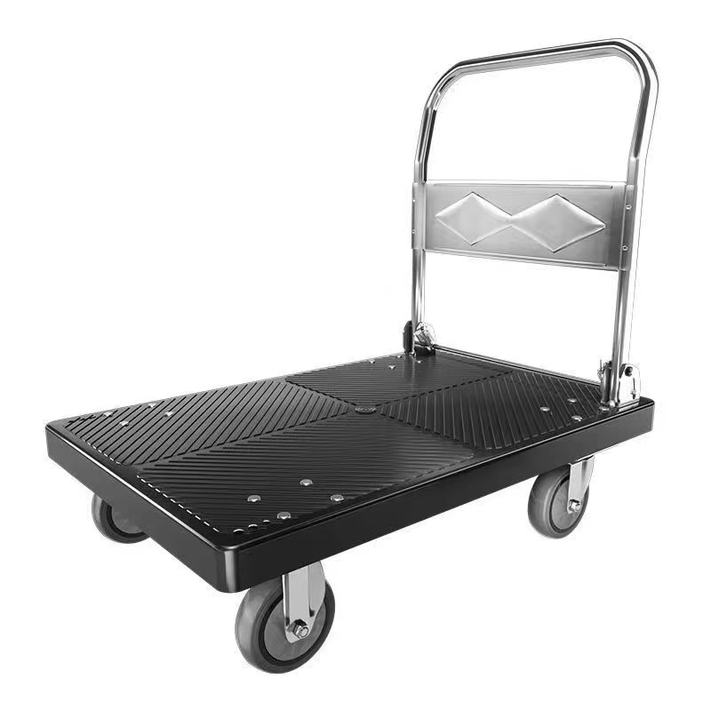 Trolley Hand Truck Foldable Platform Trolley Capacity 500Kg Push Cart